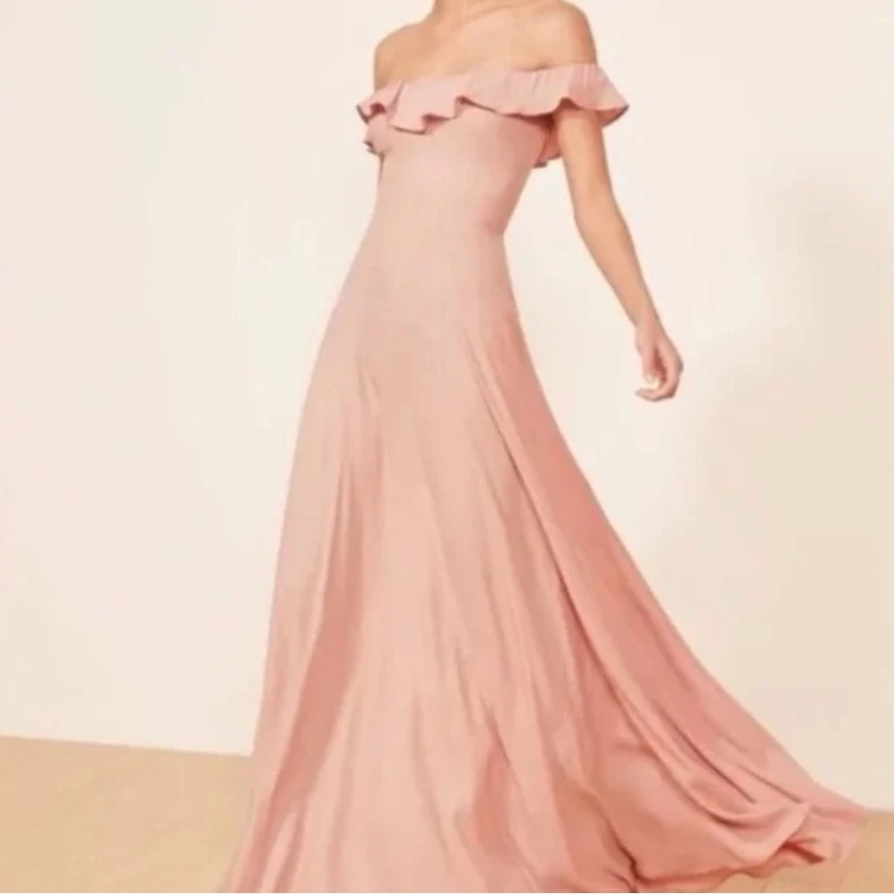 NWT Reformation Verbena Gown in Blush Size 0